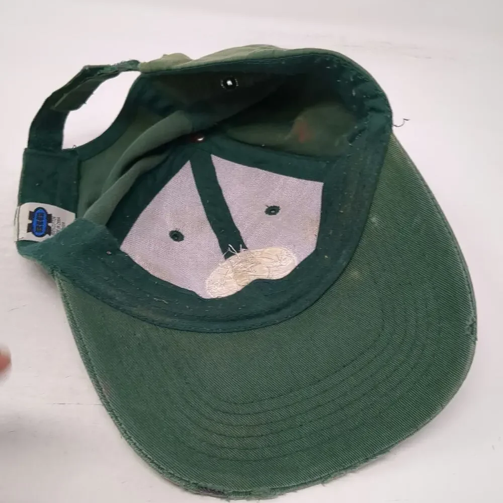 BIG Baseball Cap Green OSFM White Pine Forest Engineers Adjustable Cotton Hat